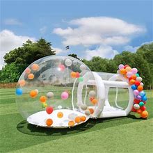 Connsann 8ft Commercial Grade Bubble Balloon House PVC Bubble Tent For Birthday Party, Weddings, Crystal | 78 H X 96 W X 96 D In | Wayfair