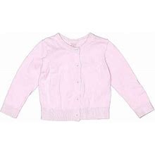 Primary Clothing Cardigan Sweater: Pink Print Tops - Size 6-12 Month