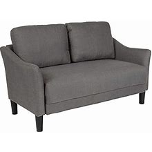 Flash Furniture Asti Upholstered Loveseat In Dark Gray Fabric