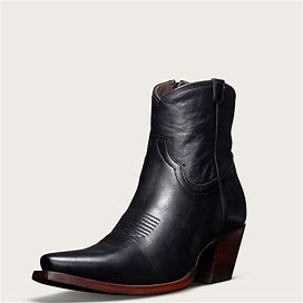 Tecovas Women's The Daisy Zip Boots, 6" Shaft, Midnight, Calfskin, 2.5" Heel, 8 B