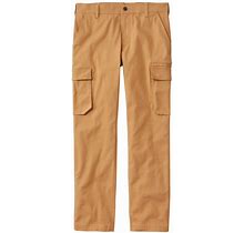 Men's Beanflex® Canvas Pants, Cargo 2.0, Standard Fit, Straight Leg Barley 35X32, Cotton Blend Canvas | L.L.Bean