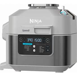Ninja - Speedi Rapid Cooker & Air Fryer, 6-QT Capacity, 12-In-1 Functionality, 15-Minute Meals All In One Pot - Light Gray