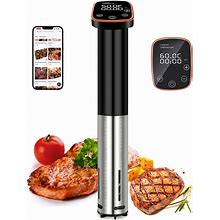 Sous Vide Machine, Wifi APP Recipes Included, Sous Vide Cooker 1100W, Immersion Circulator Precisional Cooker With Accurate Temperature, Ultra Quiet,