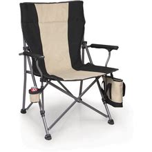 PICNIC TIME Camping Cooler, Heavy Duty Beach, Outdoor Folding Chair, One Size, Black, XX-Large-500 Lb Weight Capacity