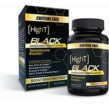 High T Black Caffeine Free - Testosterone Booster- 120 Capsules