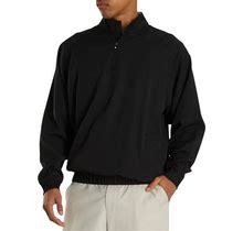 Footjoy 1/2-Zip Windshirt Black MD - Golf Balls, Apparel, Clubs, Bags & More