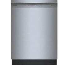 SHE53CE5N 24" 300 Series Front Control Smart Dishwasher With And 3 Racks - 46 Dba - Stainless Steel