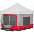 E-Z UP Camping Cube 6.4, Converts 10' Straight Leg Canopy Into Camping Tent, Punch