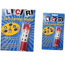 Lcr - Left Center Right Dice Game - Random Color, 3 Players