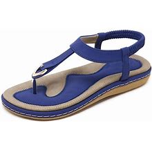 Comfort Slip-On Sandals Blue / 6