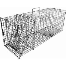 Tomahawk Live Trap - Model 108.1 - Original Series Rigid Live Trap With One Trap Door - 32X10x12 For Raccoon, Feral Cat, Badger, Woodchuck,