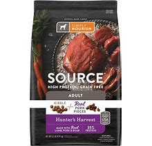 Simply Nourish Source Kibble + Adult Dry Dog Food - Pork, High-Protein, Grain Free, Size: 22 Lb | Petsmart