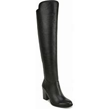 NATURALIZER Kyrie Water Resistant Knee High Boot Black Leather