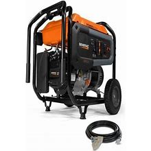 Generac 7681 GP6500 6,500-Watt Gas-Powered Portable Generator - Powerrush Technology For Increased Starting Capacity - Reliable And Durable - Easy Tr