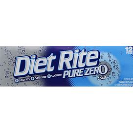Diet Rite Cola, 12 Fl Oz (Pack Of 12)