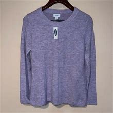 NWT Old Navy Purple Lavender Cable Knit Sweater Long Sleeve Womens Sz Medium