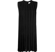 KHAITE - Fully-Pleated Silk Dress - Women - Silk - 6 - Black