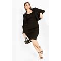 Plus Size Dress Wynter In Black | Size 14 | Avenue