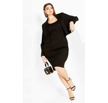 Plus Size Dress Wynter In Black | Size 16 | Avenue
