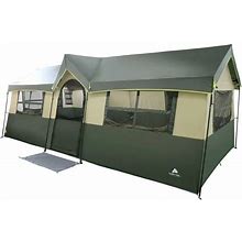 Ozark Trail Hazel Creek 12 Person Cabin Tent Green(GREY)
