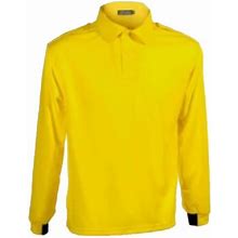 Mocean Long Sleeve Vapor Performance Polo Shirt In Yellow | Men's Size 2X | 0353N-YEL-2X