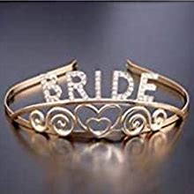 Daxi Bridal Tiaras Rhinestone Bridal Crowns Wedding Prom Headbands For Women