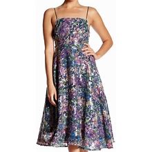 Tracy Reese Dresses | Tracy Reese Sequined Bateau Dress Sz 2 Nwot | Color: Purple | Size: 2