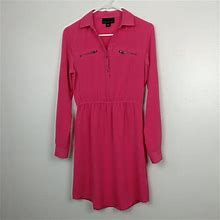 Attention Dresses | Attention Dress Pink Long Sleeves Xs | Color: Pink | Size: Xs