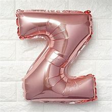 Efavormart Blush 16" Tall Alphabet Letters / Number Foil Balloons Party Wedding Decorations Graduation New Year Party- Z
