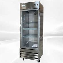 Cooler Depot 23-Cu Ft 1-Door Merchandiser Commercial Refrigerator (Stainless Steel) | 3XXCFD1G