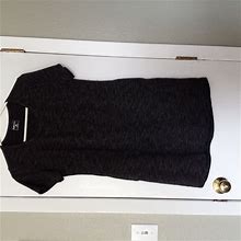 32 Cool Dresses | 32 Cool Black A-Line Ss Knit Dress Sz S | Color: Black | Size: S