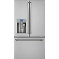 Cafe Cye22upm 36" Wide 22.2 Cu. Ft. Counter Depth French Door Refrigerator - Stainless