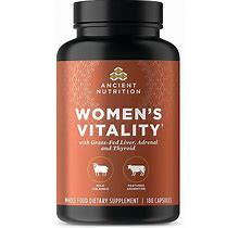 Ancient Nutrition Women's Vitality Supplement Vitamin | 180 Caps
