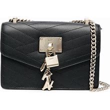 DKNY - Small Elissa Leather Shoulder Bag - Women - PVC - One Size - Black