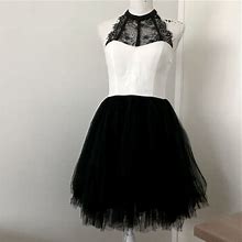 Minuet Petite Dresses | Tulle Ballerina Style Dress | Color: Black/White | Size: S