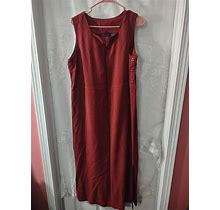 Style & Co Collection Dress Petite Size 12P Burgundy Long Sleeveless