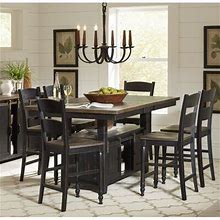 Hebden 7- Piece Pine Solid Wood Dining Set Wood In Brown Laurel Foundry Modern Farmhouse® | Wayfair C1f28175aa1b4ad8796f1205a1632c9e