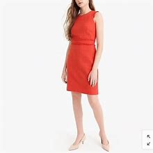 J. Crew Dresses | Sheath Dress In Tweed | Color: Red | Size: 6