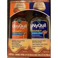 Vicks Dayquil & Nyquil Honey Cough, Cold And Flu Medicine, 12 Oz 2 PK+
