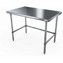 NBR Equipment TS-3624-X Premium Work Table 36"W X 24"D X 35-3/4"H Overall Size | Stainless Steel | Commercial Restaurant Supply