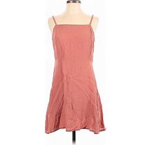 Cotton On Casual Dress - A-Line: Brown Solid Dresses - Women's Size Small