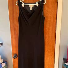 Evan Picone Dresses | Little Black Dress. Mid Length. No Zippers, Just Slips On. Evan Picone. | Color: Black | Size: 16