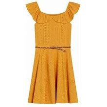 Byer California Girls Sleeveless A-Line Dress | Yellow | Regular Xx-Small | Dresses A-Line Dresses
