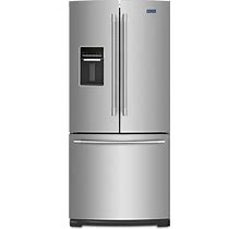 Maytag MFW2055FRZ 20 Cu. Ft. 30" French Door Refrigerator In Fingerprint Resistant Stainless Steel - Fingerprint Resistant Stainless Steel -