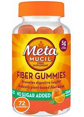 Metamucil Fiber Gummies Orange - 72.0 Ea
