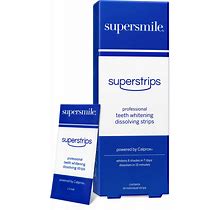 Supersmile Dissolving Superstrips - Professional Teeth Whitening Strips - Enamel Safe Teeth Whitener For Sensitive Teeth