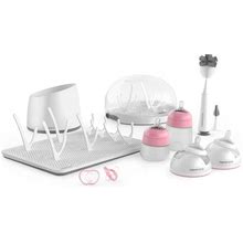 Nanobebe Baby Bottle Ultimate Feeding And Cleaning Set, For Breast Milk And Formula, Cleaning And Soothing Essentials, Baby Shower Registry Gift,