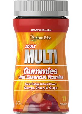 Puritan's Pride Adult Gummy Multivitamin | 75 Gummies