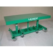 Lexco Long-Deck Hydraulic Foot Operated Lift Tables - 492241