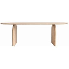 Hokku Designs Cadima Oval Dining Table Wood In Brown/Green | 29.5 H X 94.5 W X 39.4 D In | Wayfair Caaa2ca288ca22d9b4f054c3dcd6f2c9